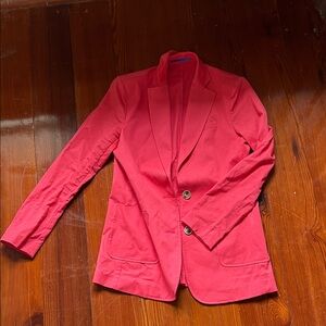 J. McLaughlin Red Blazer